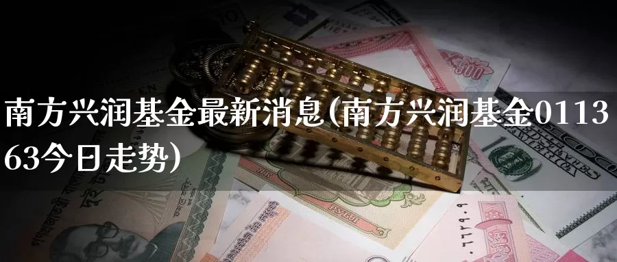 南方兴润基金最新消息(南方兴润基金011363今日走势)_https://www.baokan.net_期货技术_第1张