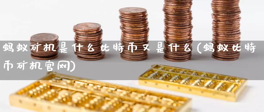 蚂蚁矿机是什么比特币又是什么(蚂蚁比特币矿机官网)_https://www.baokan.net_币圈行情_第1张