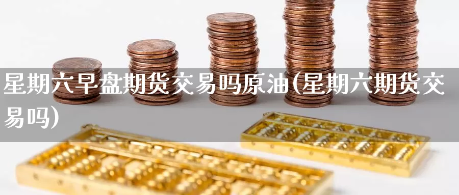 星期六早盘期货交易吗原油(星期六期货交易吗)_https://www.baokan.net_期货交易_第1张
