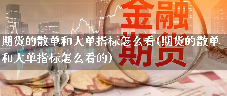 期货的散单和大单指标怎么看(期货的散单和大单指标怎么看的)_https://www.baokan.net_期货交易_第1张
