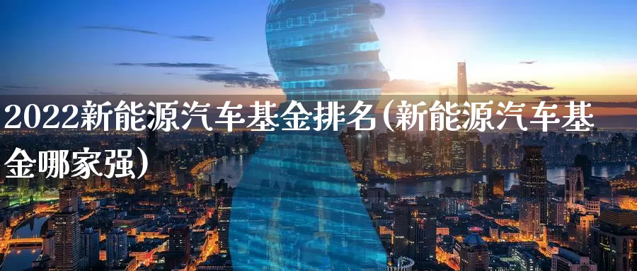 2022新能源汽车基金排名(新能源汽车基金哪家强)_https://www.baokan.net_期货技术_第1张
