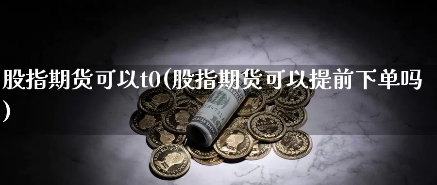 股指期货可以t0(股指期货可以提前下单吗)_https://www.baokan.net_原油期货_第1张