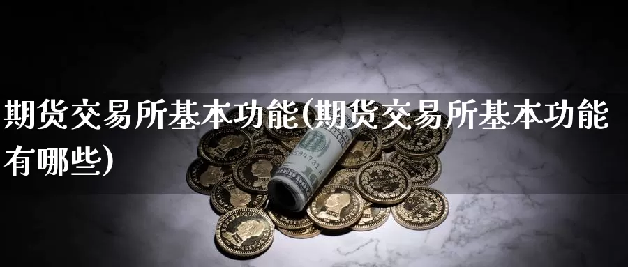 期货交易所基本功能(期货交易所基本功能有哪些)_https://www.baokan.net_股指期货_第1张