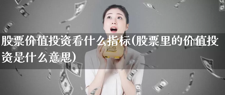股票价值投资看什么指标(股票里的价值投资是什么意思)_https://www.baokan.net_恒指期货_第1张