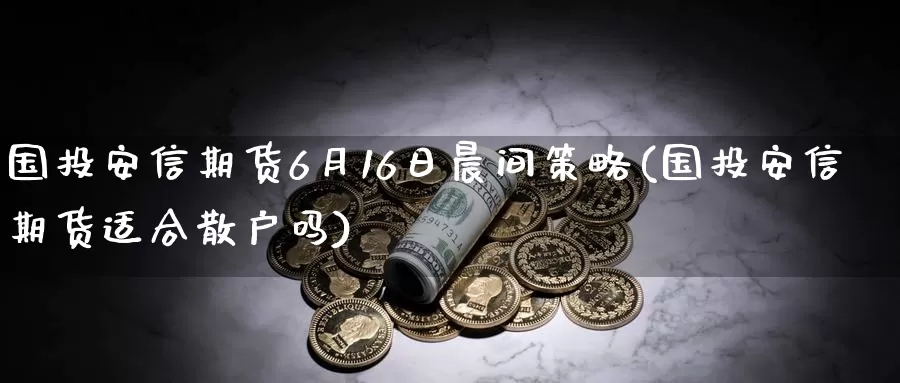 国投安信期货6月16日晨间策略(国投安信期货适合散户吗)_https://www.baokan.net_期货喊单_第1张
