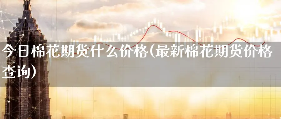 今日棉花期货什么价格(最新棉花期货价格查询)_https://www.baokan.net_期货技术_第1张