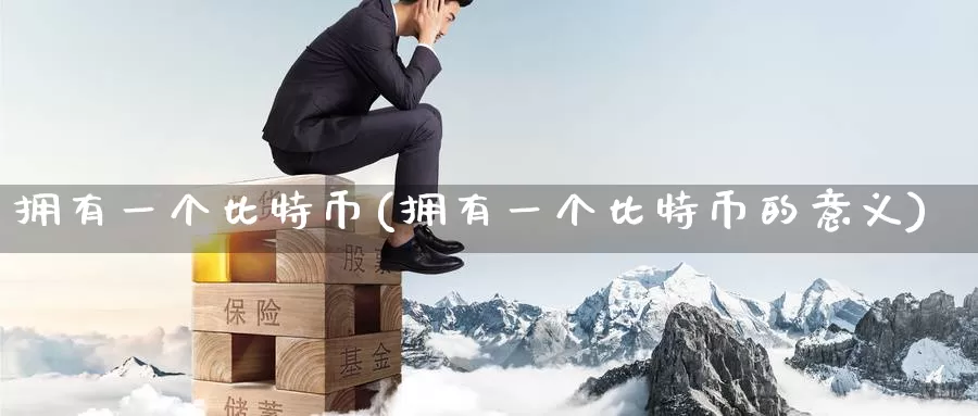 拥有一个比特币(拥有一个比特币的意义)_https://www.baokan.net_币圈行情_第1张