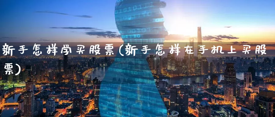 新手怎样学买股票(新手怎样在手机上买股票)_https://www.baokan.net_股指期货_第1张