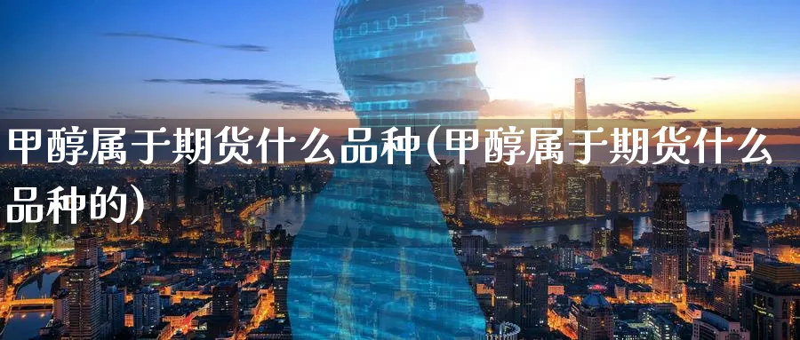 甲醇属于期货什么品种(甲醇属于期货什么品种的)_https://www.baokan.net_期货培训_第1张