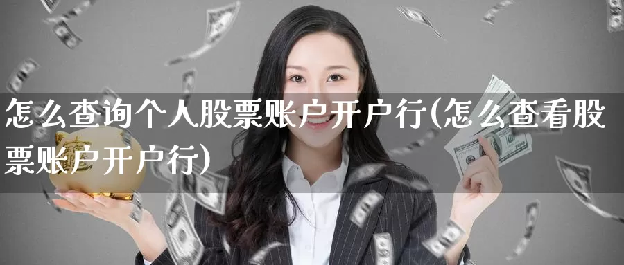 怎么查询个人股票账户开户行(怎么查看股票账户开户行)_恒生指数_第1张_宝勘金融网 怎么查询个人股票账户开户行(怎么查看股票账户开户行)_https://www.baokan.net_恒生指数_第1张